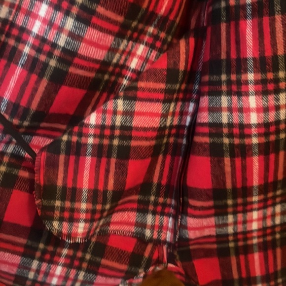 AQUA Womens Plaid Button Front Jacket - 100% Exclusive - Picture 5 of 5